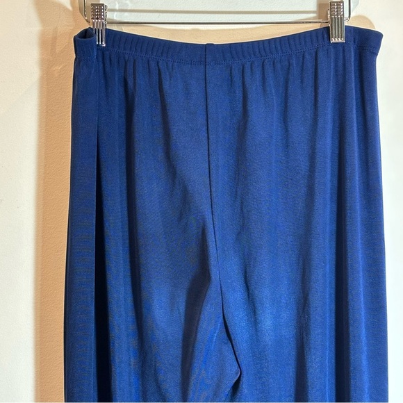 CHICO’S Travelers Sz 2 Reg Slinky Elasticized Waist Straight Leg Pull On Pants - Picture 7 of 11